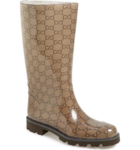 gucci burgundy rain boots|thigh high gucci boots.